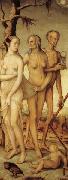 Hans Baldung Grien The Three Ages and Death oil on canvas